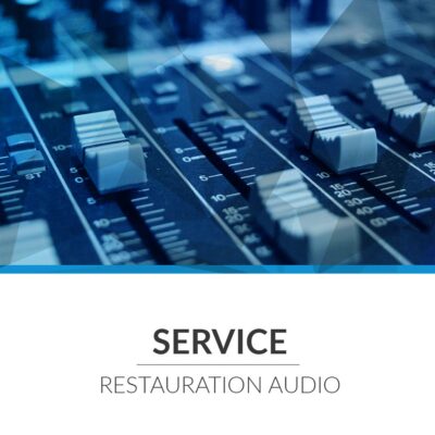 Oraison Sonore Studio vous propose son service pour la restauration de vos fichiers audio